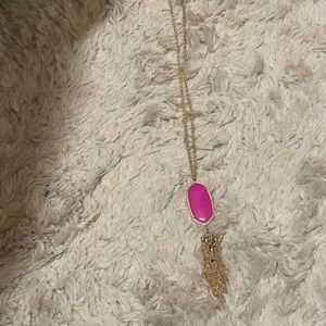 Kendra Scott hot pink Danielle statement necklace